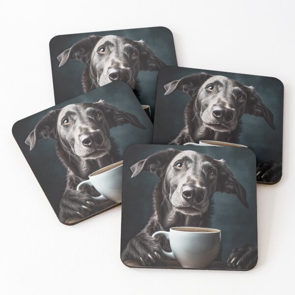 Item preview, Perky Pup: Adorable Akbash Coffee Art for Caffeine Lovers 2 designed and sold by ClawedCreations.
