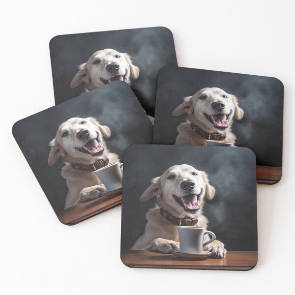 Item preview, Perky Pup: Adorable Akbash Coffee Art for Caffeine Lovers 3 designed and sold by ClawedCreations.