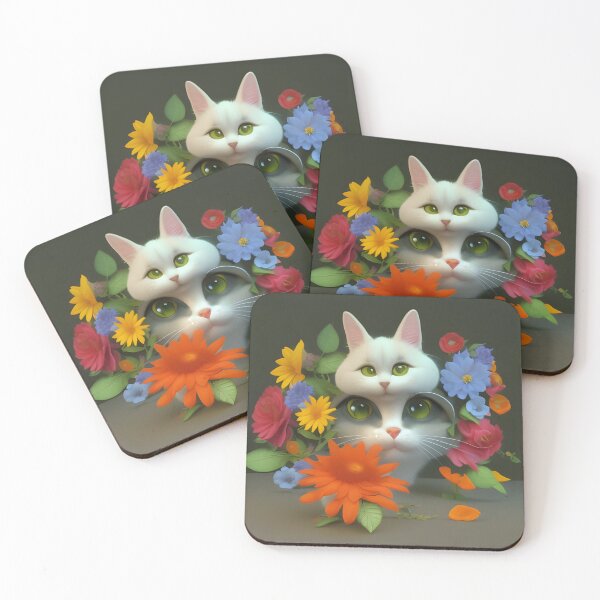 Item preview, Cat Flower 11 designed and sold by Camila Hamdan.