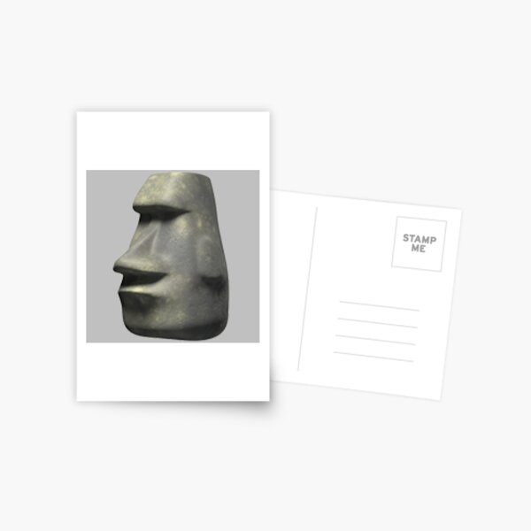 Moyai Emoji Moai Emoji Easter Island Black | Art Board Print