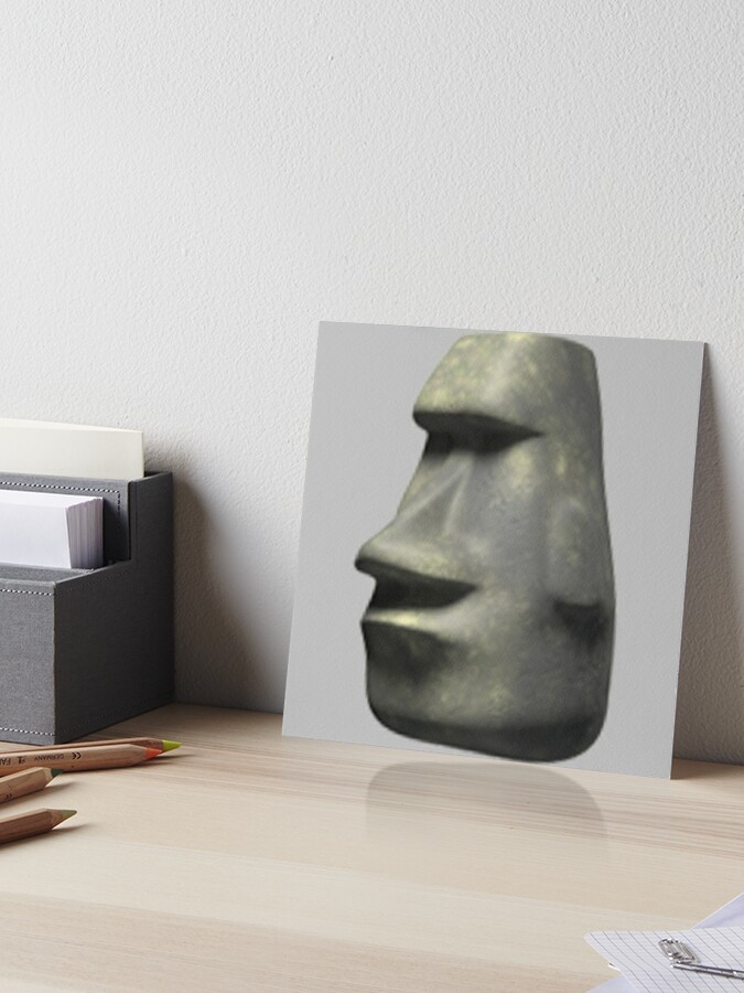 Moai emoji majestic item for contest 0 pixel art