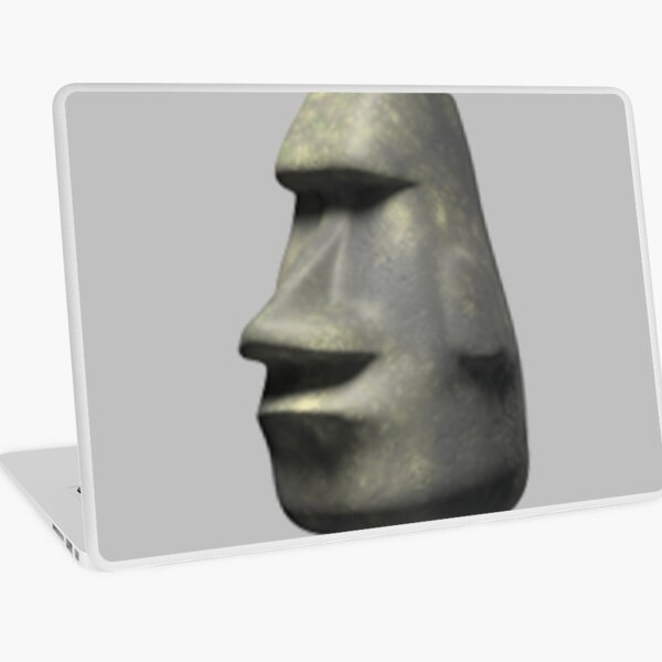 Moyai Emoji Moai Emoji Easter Island Black Sticker for Sale by BunkerBunch