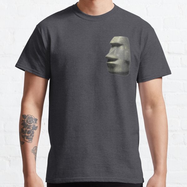 Easter Island Heads T-Shirts, Easter Island T-Shirts, Moai T-Shirts,  Archaic T-Shirts, Spiritual Connection T-Shirts, Moai Emoji T-Shirts  Essential T-Shirt for Sale by urbantod