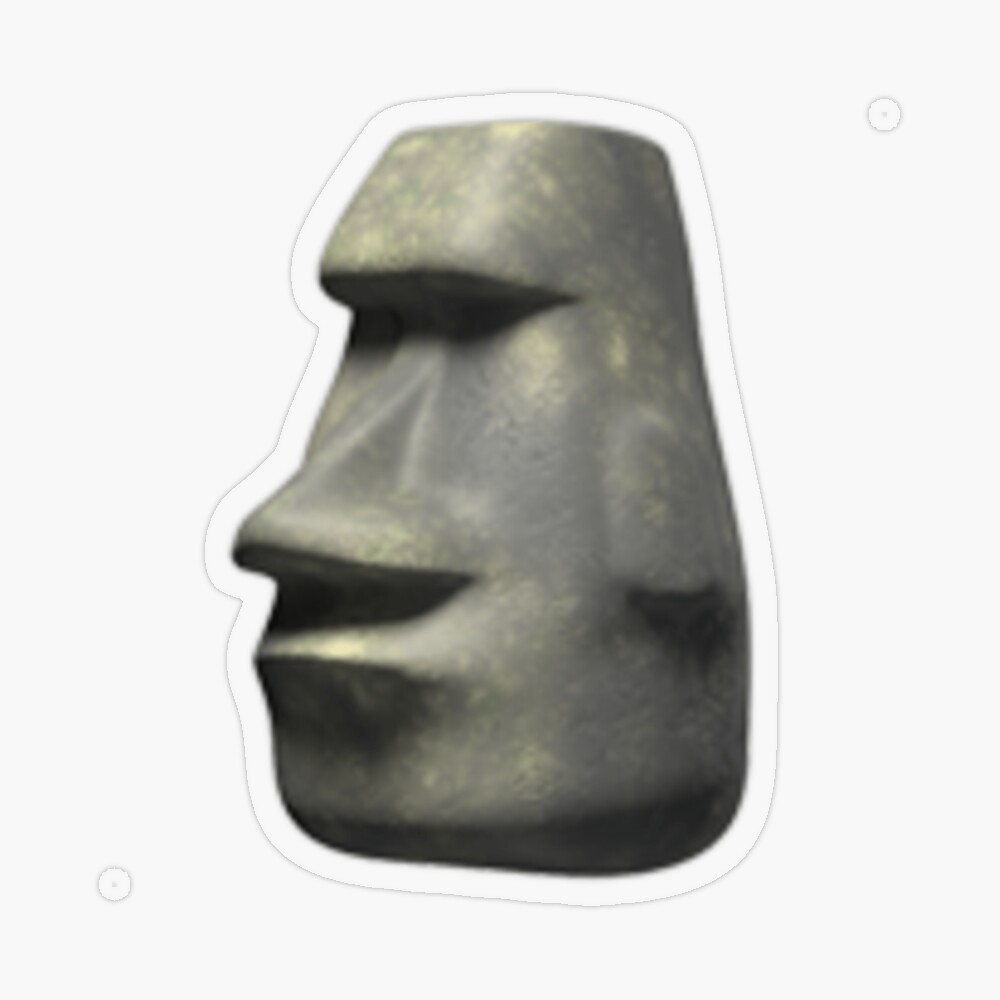 Moai emoji head by Haros98 on DeviantArt