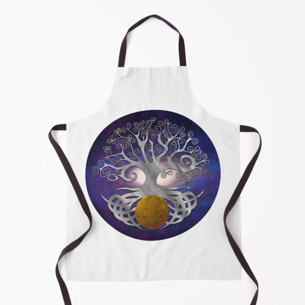 Item preview, Tree of life holding triskellion 1 silver purple galaxy variant designed and sold by Donkjonk.