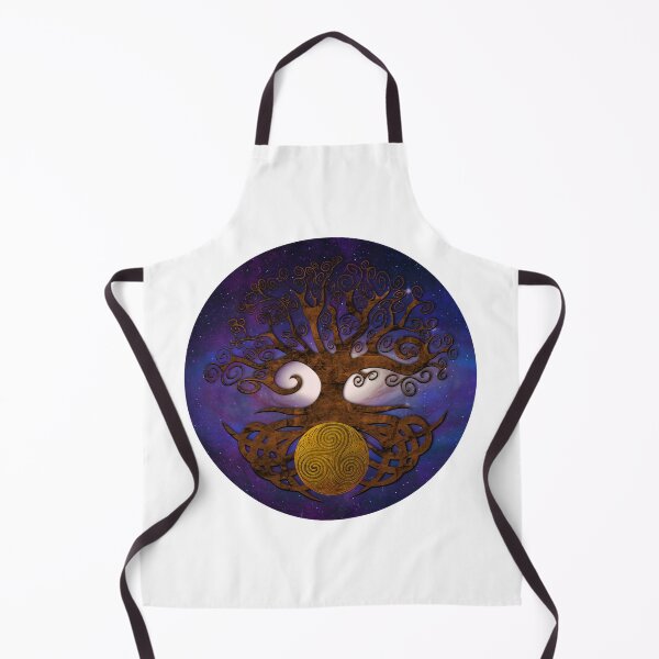 Item preview, Tree of life holding triskellion 1 dark wood purple galaxy variant designed and sold by Donkjonk.