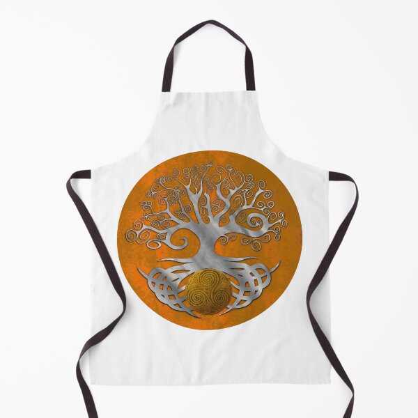Item preview, Tree of life holding triskellion 1 orange silver variant designed and sold by Donkjonk.