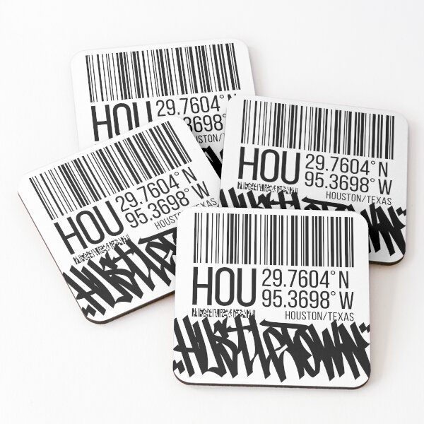 Item preview, Houston, TX (black) designed and sold by ICYMI-DZNS.