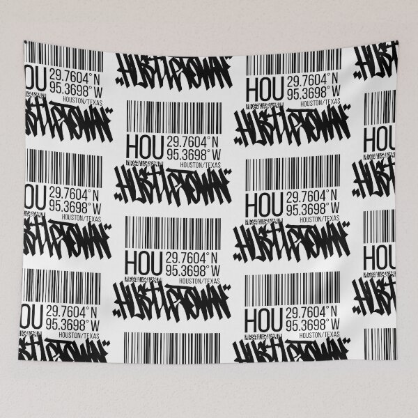 Item preview, Houston, TX (black) designed and sold by ICYMI-DZNS.