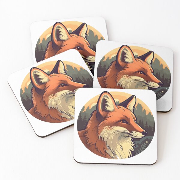 Item preview, Attentive Fox designed and sold by CuteAnimalPrint.