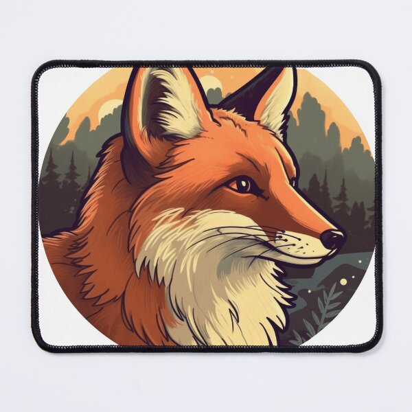 Item preview, Attentive Fox designed and sold by CuteAnimalPrint.