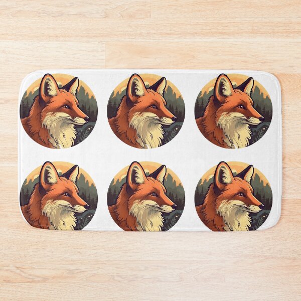 Item preview, Attentive Fox designed and sold by CuteAnimalPrint.