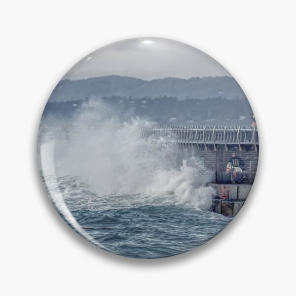 Item preview, Seaside Storm hitting the ogden Point Breakwater in Victoria BC Canada photo1 designed and sold by Ernie Steven Dickey.