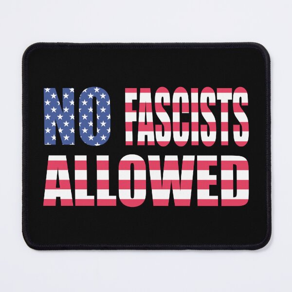 Item preview, No Fascists Allowed (American Flag) designed and sold by GrimDork.