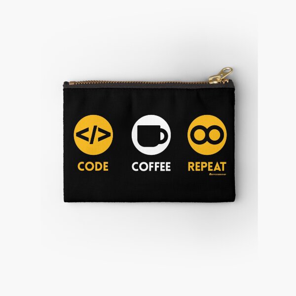 Item preview, CODE COFFEE REPEAT designed and sold by Office Geek Shop.