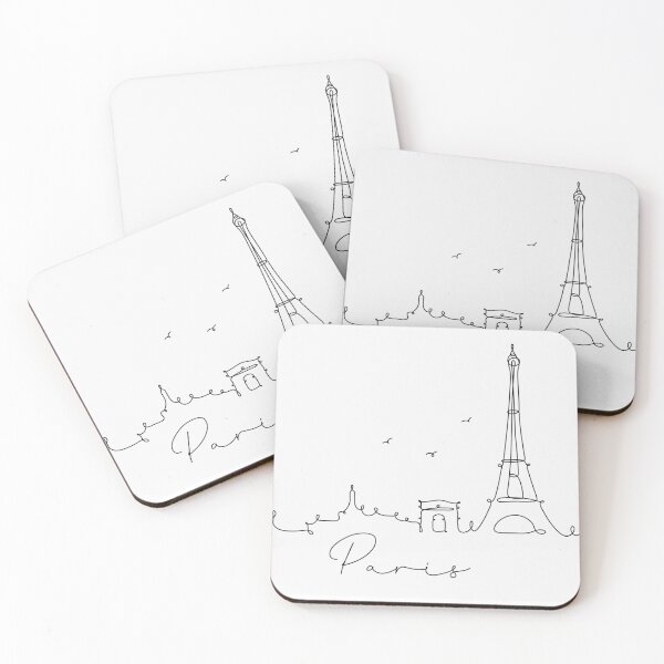 Item preview, Paris skyline - Line art designed and sold by Daniel Wampler.