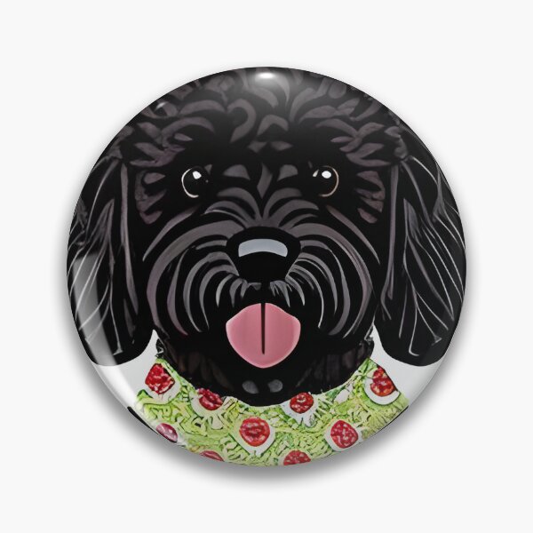 Item preview, Portuguese Water Dog with Bandana designed and sold by DeepSeeAI.