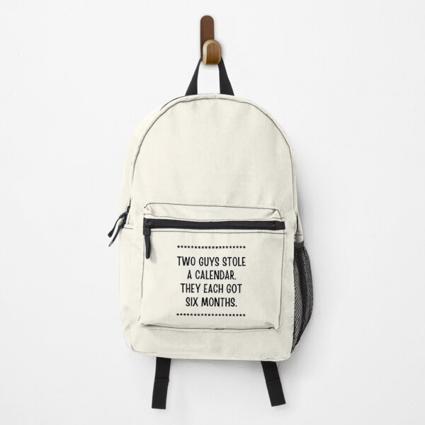 Item preview, Two Guys Stole A Calendar. They Each Got Six Months. designed and sold by FunnyFactDesign.