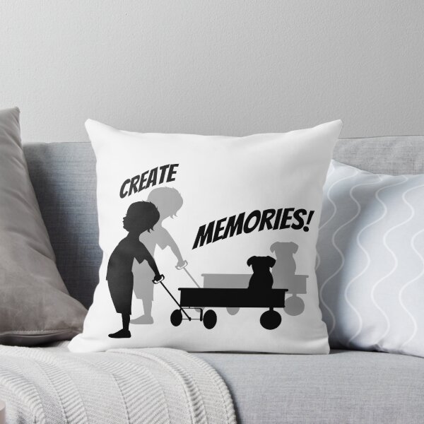 Item preview, Create Memories: A Little Boy and His Dog in a Red Wagon designed and sold by OpinionsHeard.