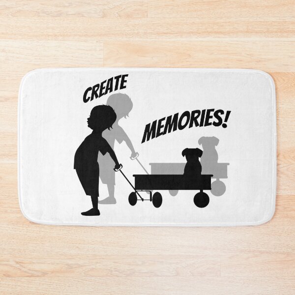 Item preview, Create Memories: A Little Boy and His Dog in a Red Wagon designed and sold by OpinionsHeard.