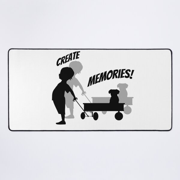 Item preview, Create Memories: A Little Boy and His Dog in a Red Wagon designed and sold by OpinionsHeard.