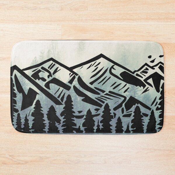 Item preview, Foggy Mountains and Trees designed and sold by SapphireCompass.