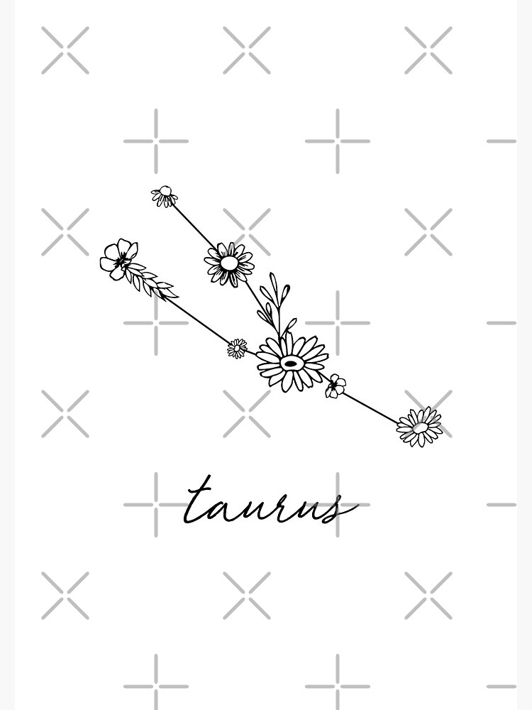 Thumbnail 3 of 3, Spiral Notebook, Taurus Zodiac Wildflower Constellation designed and sold by aterkaderk.