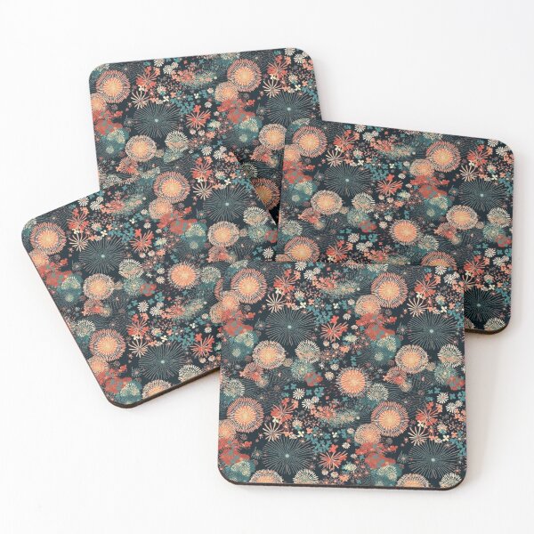Item preview, Japanese Fireworks Hanabi Yukata Pattern designed and sold by StudioTokyo.