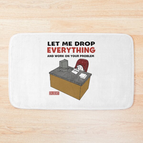 Item preview, Vintage 90s Dilbert Drop Everything and Work on Your Problem ORIGINAL Cartoon TrendingT-S designed and sold by magdaskohler23.