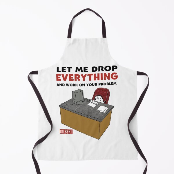 Item preview, Vintage 90s Dilbert Drop Everything and Work on Your Problem ORIGINAL Cartoon TrendingT-S designed and sold by magdaskohler23.