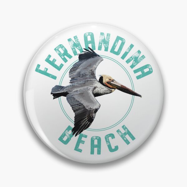 Item preview, Fernandina Beach Florida Pelican Design designed and sold by Futurebeachbum.