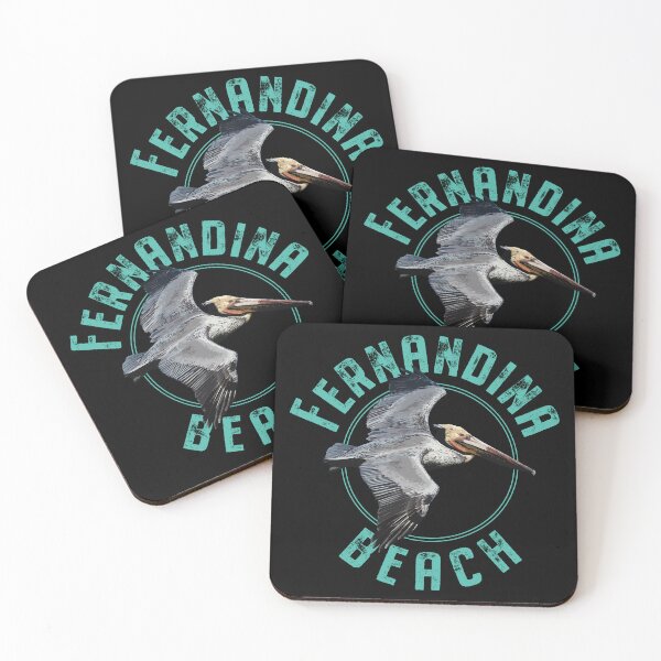 Item preview, Fernandina Beach Florida Pelican Design designed and sold by Futurebeachbum.