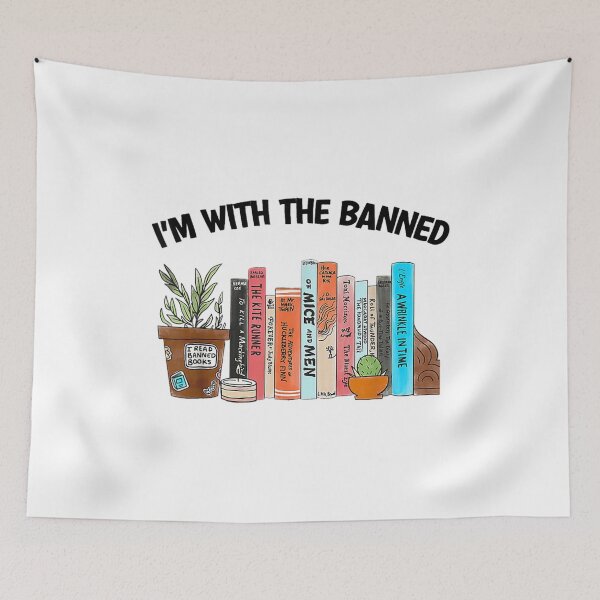 Item preview, I'm With The Banned Funny Book Readers I Read Banned Books designed and sold by conrytd.