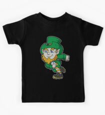Irish Rugby Leprechaun Ireland Kids Tee
