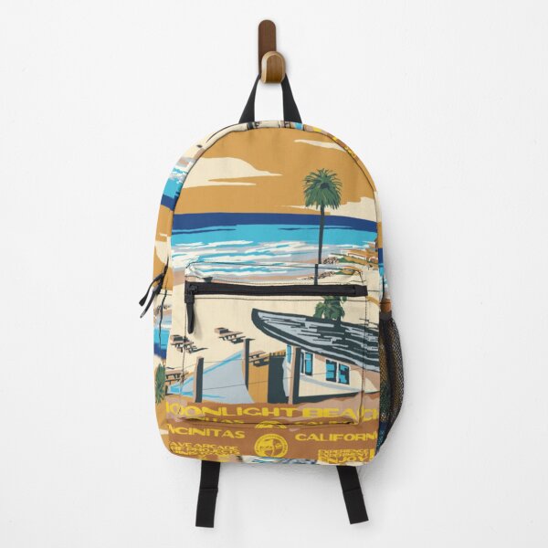 Item preview, Moonlight Beach (Encinitas, CA) Surf Poster designed and sold by jamesjail.