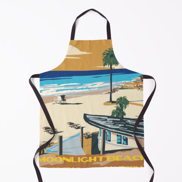 Item preview, Moonlight Beach (Encinitas, CA) Surf Poster designed and sold by jamesjail.