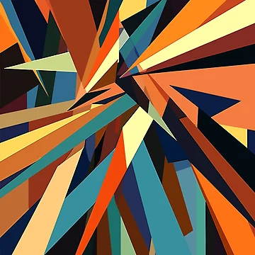 Artwork thumbnail, Vector Rays by oneeko