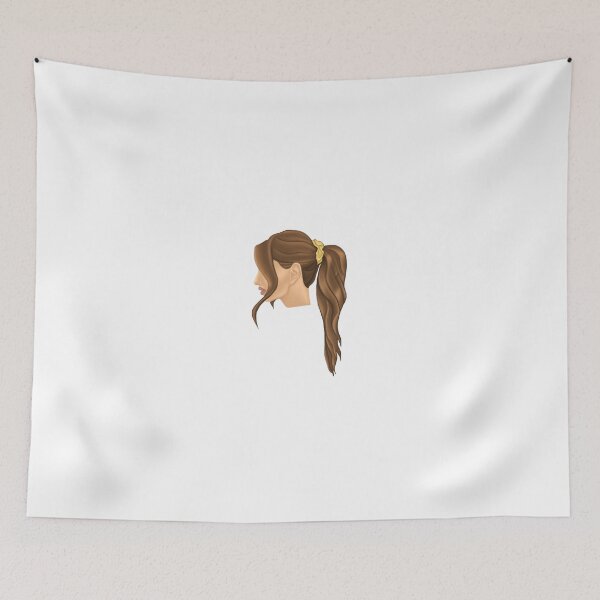 Item preview, Brown Haired Lady with a Yellow Scrunchie designed and sold by egehl.