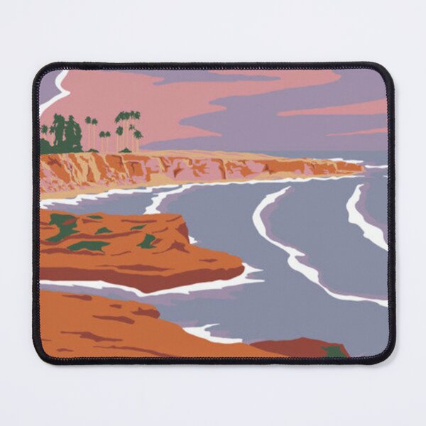 Item preview, Sunset Cliffs (San Diego, CA) Surf Poster designed and sold by jamesjail.