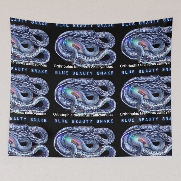 Item preview, Blue Beauty Snake Orthriophis taeniurus callicyanous  designed and sold by StrangeFetish.