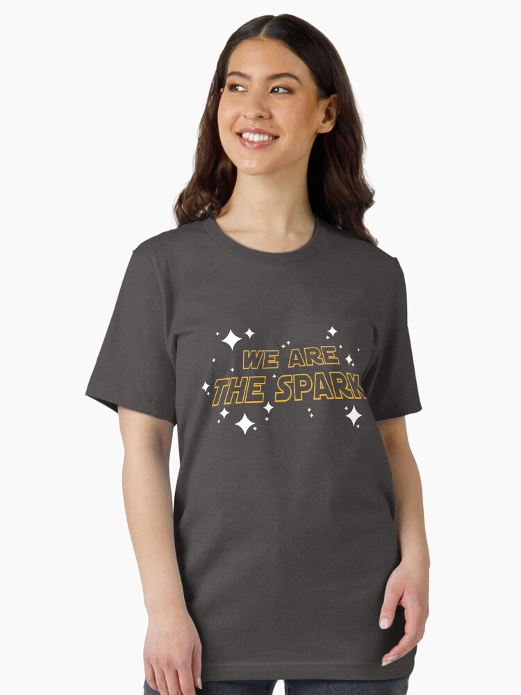 Thumbnail 1 of 7, Essential T-Shirt, We Are The Spark designed and sold by thunderquack.