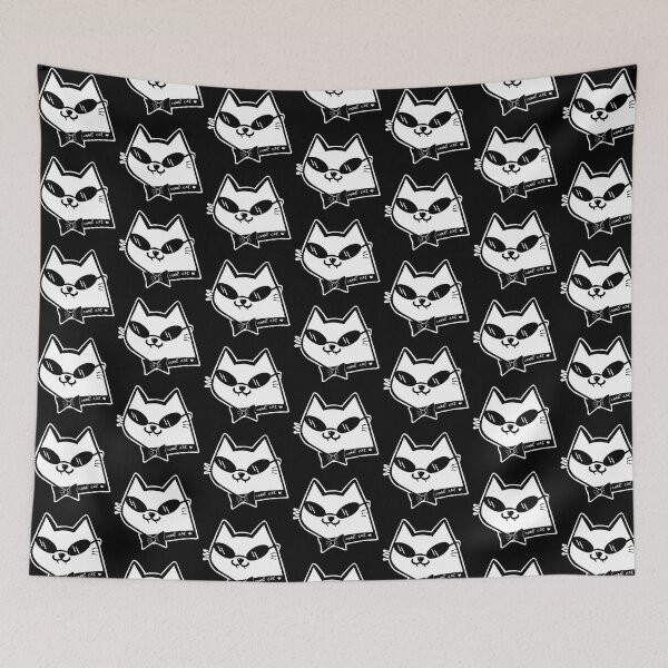 Item preview, Cool black cat with glasses designed and sold by noirglare.