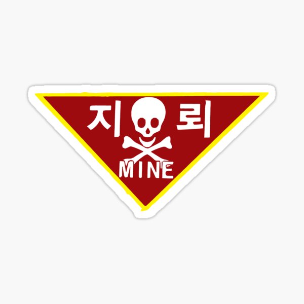 Artikel-Vorschau von Südkoreanische DMZ Gefahr: Minen-Zeichen, designt und verkauft von 180stays.