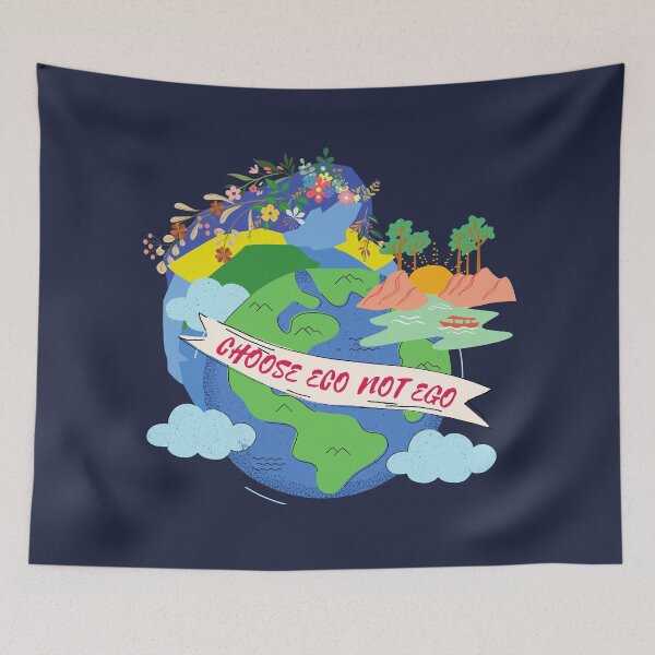 Item preview, Eco Not Ego Love Earth Day designed and sold by ichirochen.
