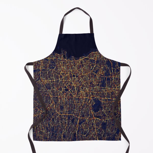 Item preview, Jakarta, Indonesia Map -  City At Night designed and sold by deMAP.