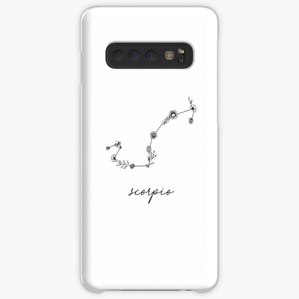 Scorpio Zodiac Wildflower Constellation Samsung Galaxy Snap Case