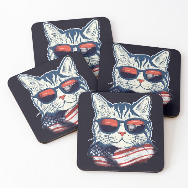 Item preview, Patriot cat, veterans day, patriot's day designed and sold by Submarinepop.