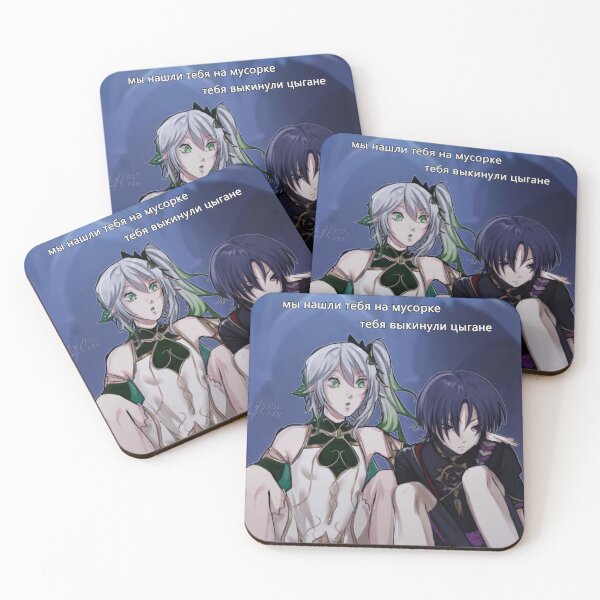 Item preview, Nahida and Scaramouche genshin impact designed and sold by Kristiiian.