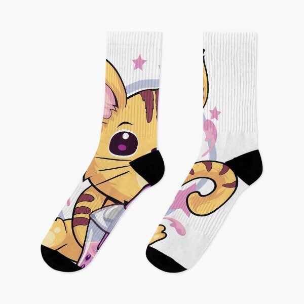 Item preview, Kawaii Cat Drinking Bubble Tea designed and sold by DionArts.