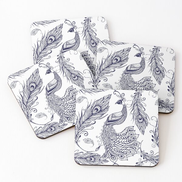 Item preview, Peacock mandala seamless pattern designed and sold by Willem Horinga.